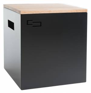 Sheet metal table ALL DOUBLE black